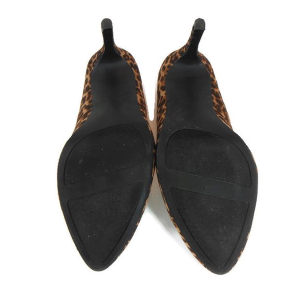 LC Lauren Conrad Brown Leopard Print 4" High Heels - Picture 5 of 8